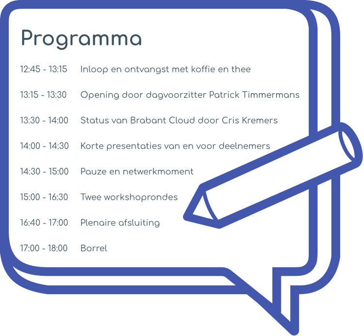 Programma Brabant Cloud 2022 dag afbeelding
